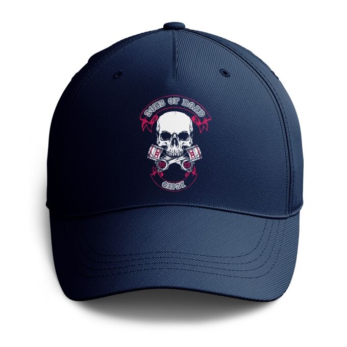 Casquette à visière courbe Sons of Road - Impression haut de gamme