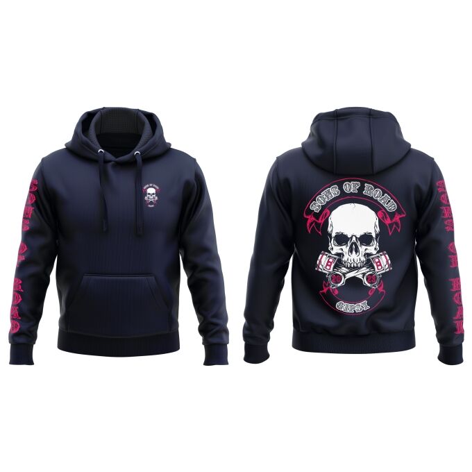 Sweat-Shirt à Capuche DELUXE Sons of Road - Impression haut de gamme