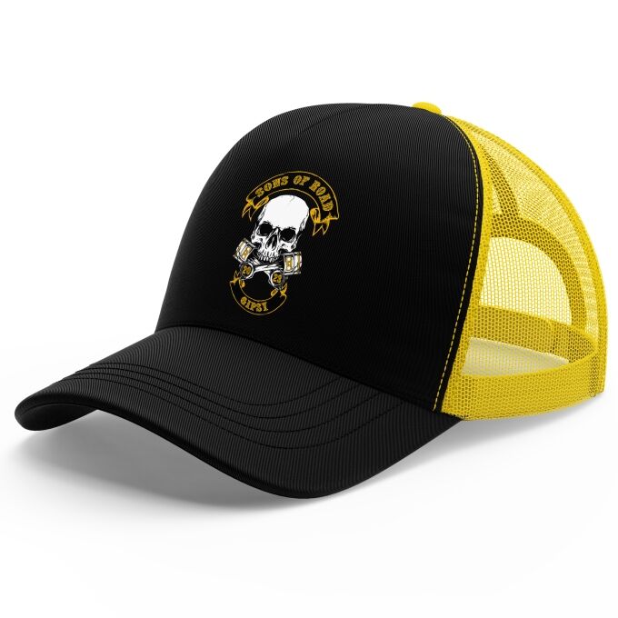 Casquette Trucker avec filet (idéal pour l'été) Sons of Road - Impression haut de gamme