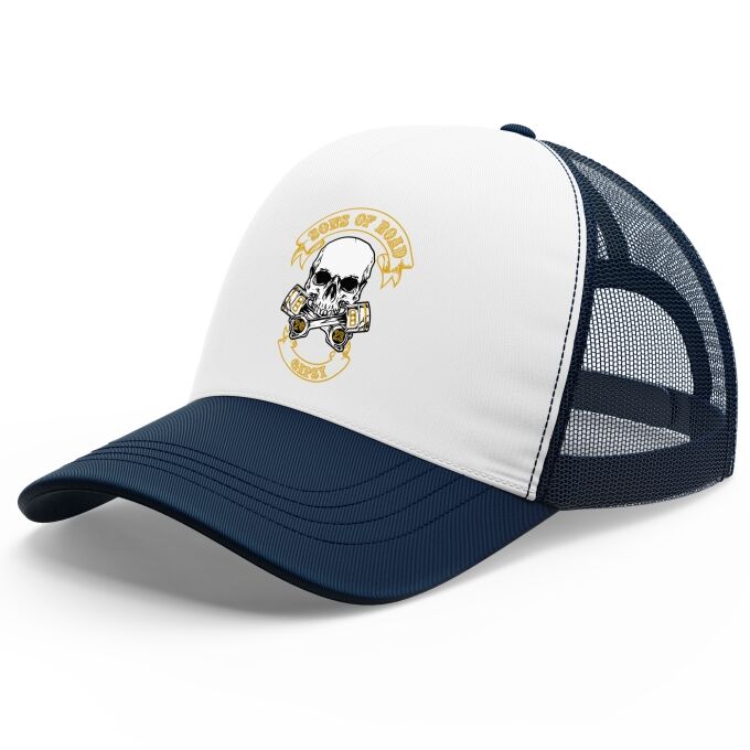 Casquette Trucker avec filet (idéal pour l'été) Sons of Road - Impression haut de gamme