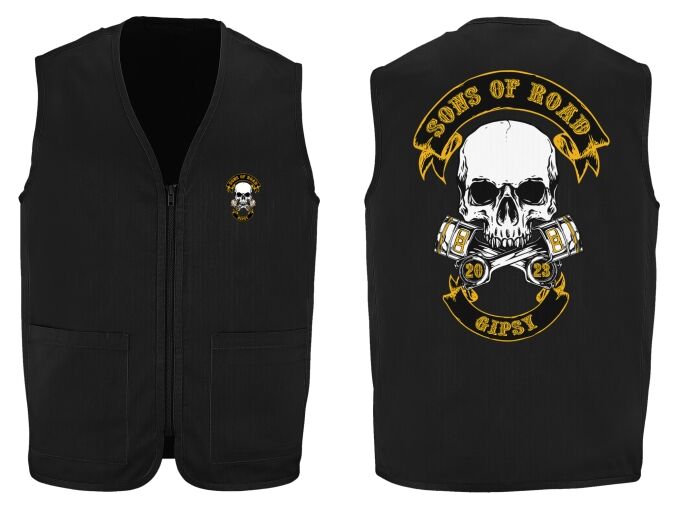Gilet sans manches de qualité supérieure - Marquez votre Gilet sans manches avec votre Logo d'Entreprise (matériau de personnalisation haut de gamme, imprimé en France)