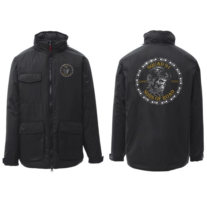 Parka (Blouson 3/4) de qualité supérieure (matériau de personnalisation haut de gamme, imprimé en France)