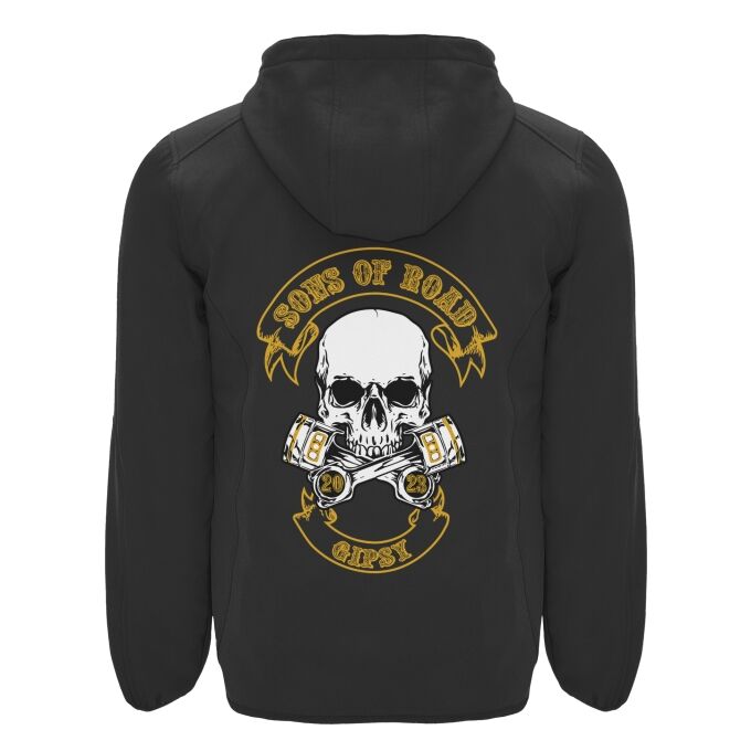 Veste Softshell Contrastée avec capuche Amovible de qualité supérieure - Marquez votre Veste Softshell Contrastée avec capuche Amovible avec votre Logo d'Entreprise (matériau de personnalisation haut de gamme, imprimé en France)