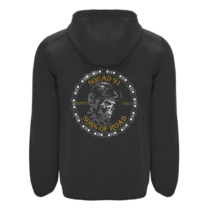 Veste Softshell Contrastée avec capuche Amovible de qualité supérieure - Marquez votre Veste Softshell Contrastée avec capuche Amovible avec votre Logo d'Entreprise (matériau de personnalisation haut de gamme, imprimé en France)