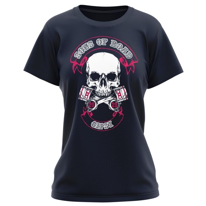 T-Shirt Femme Sons of Road - Impression haut de gamme