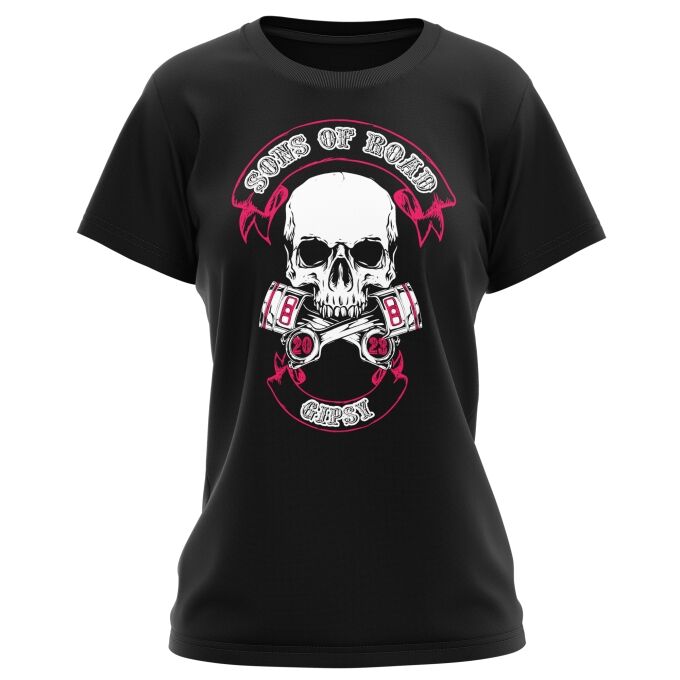 T-Shirt Femme Sons of Road - Impression haut de gamme