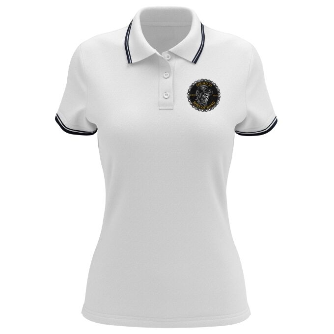 Polo Femme Contrasté Sons of Road - Impression haut de gamme