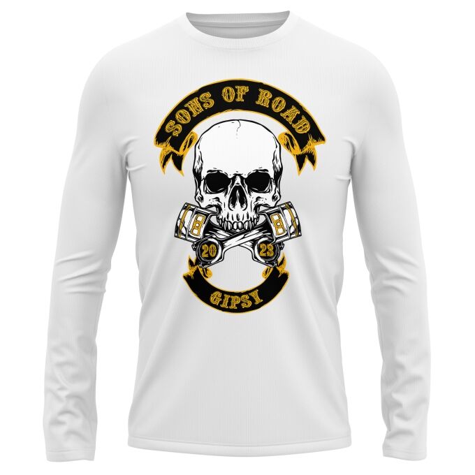 T-Shirt Manches Longues Sons of Road - Impression haut de gamme