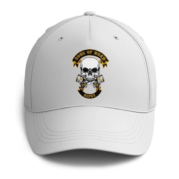 Casquette à visière courbe Sons of Road - Impression haut de gamme